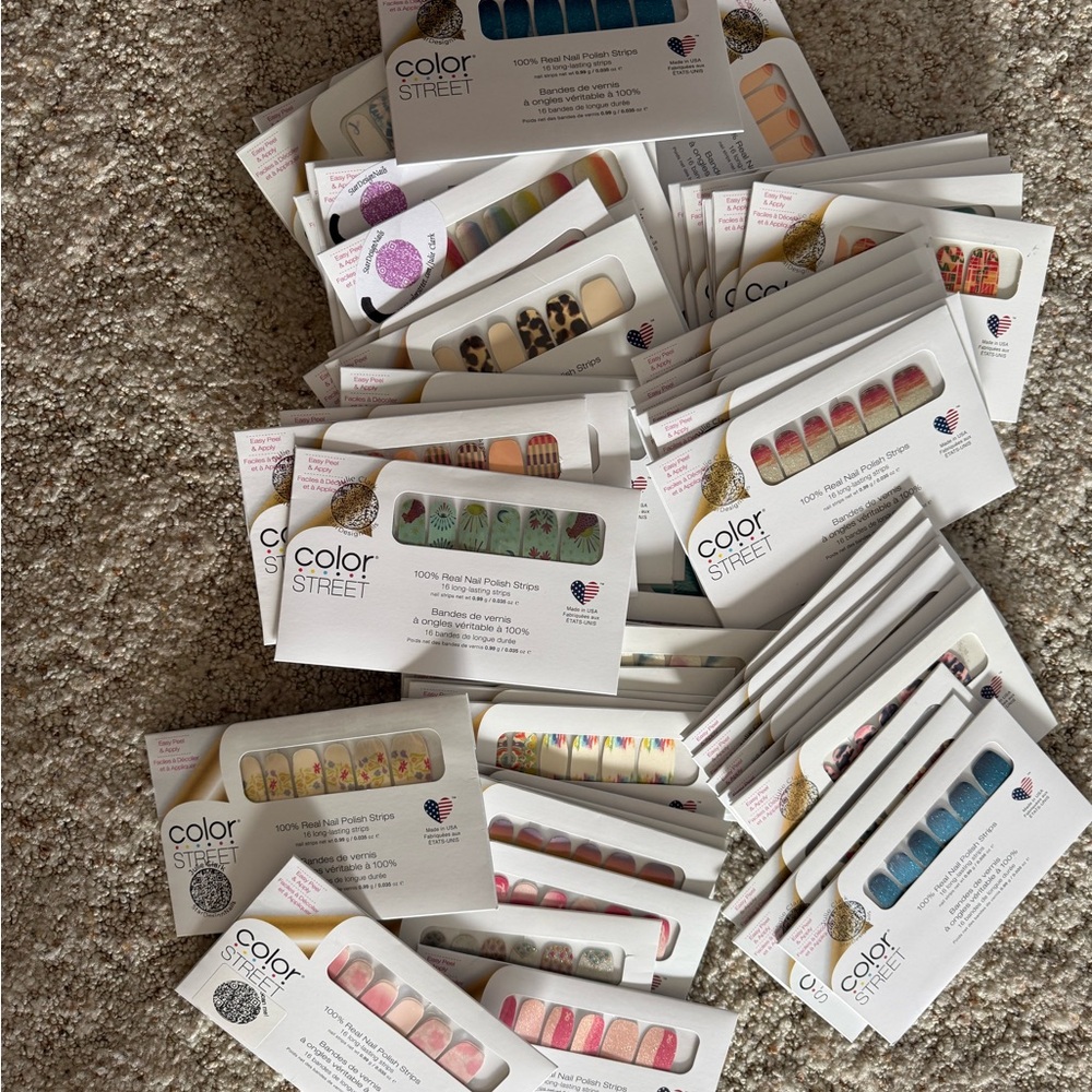 Color Street Vibrant Nail Polish Strips Set